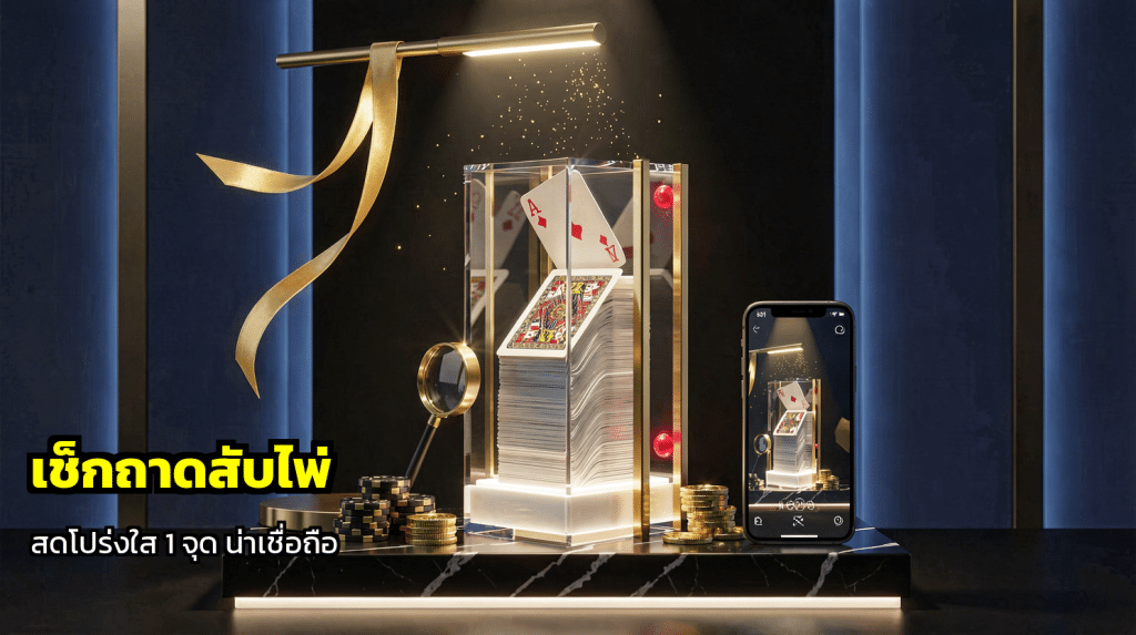 เช็กถาดสับไพ่